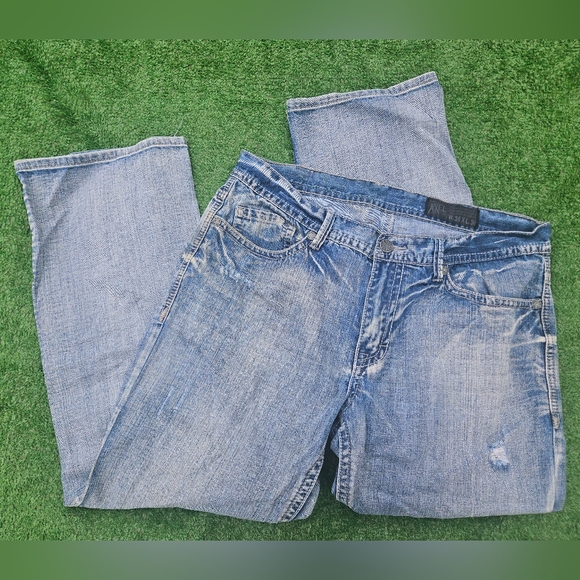 Mens TK Axel TREADWELL Relaxed Straight Fit Jeans 36x30 KENSINGTON AX41007-3 - Picture 5 of 16